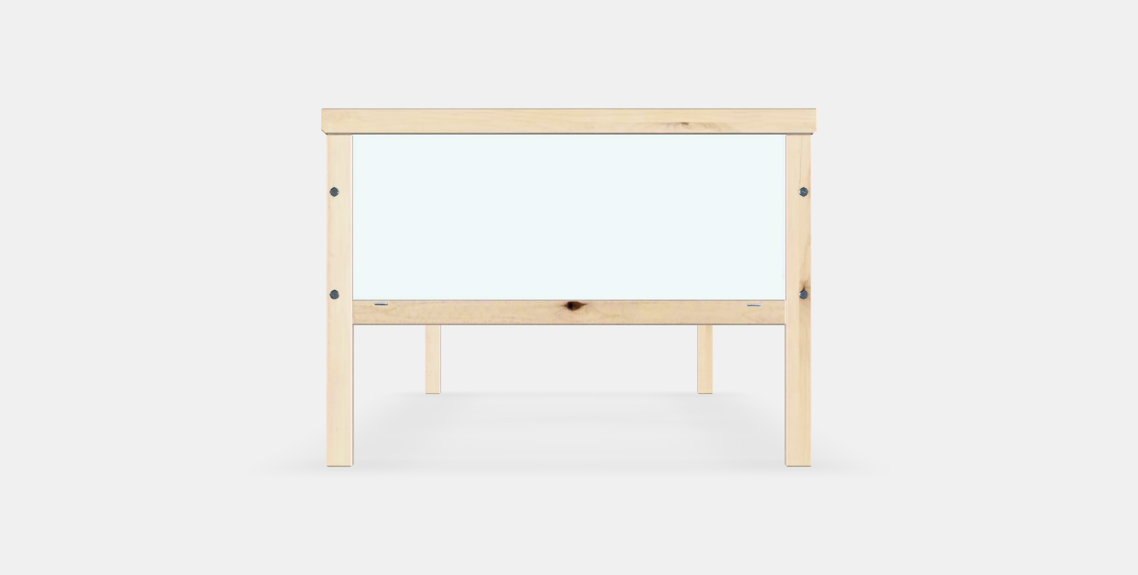 SNIGLAR Bed frame with slatted bed base Low-poly 3D model_15