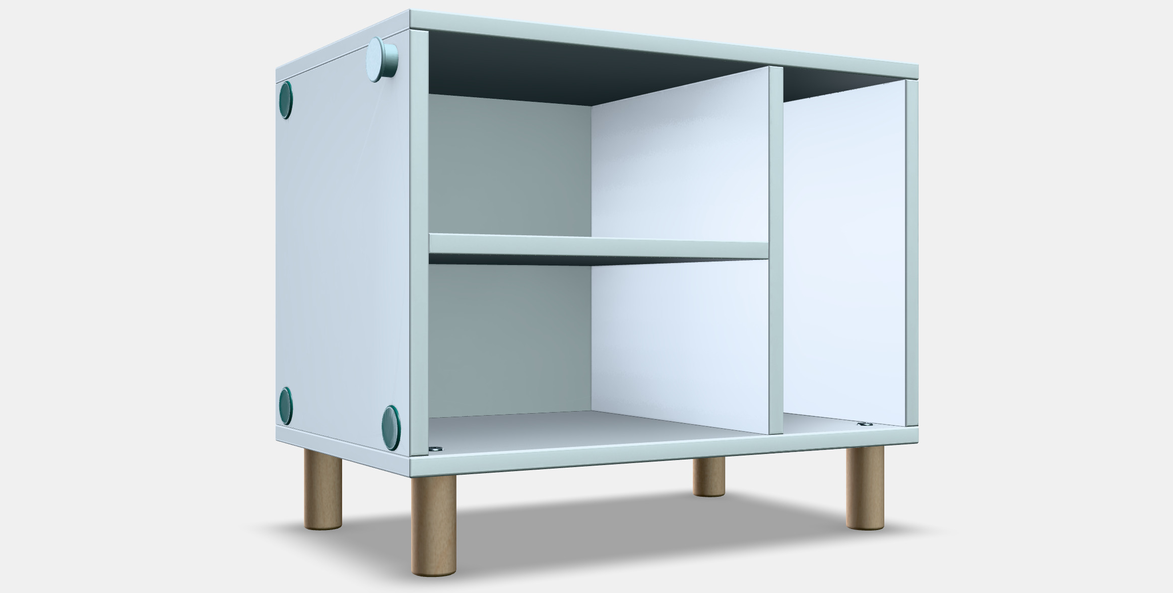 SMUSSLA Bedside table-shelf unit 3D model_9
