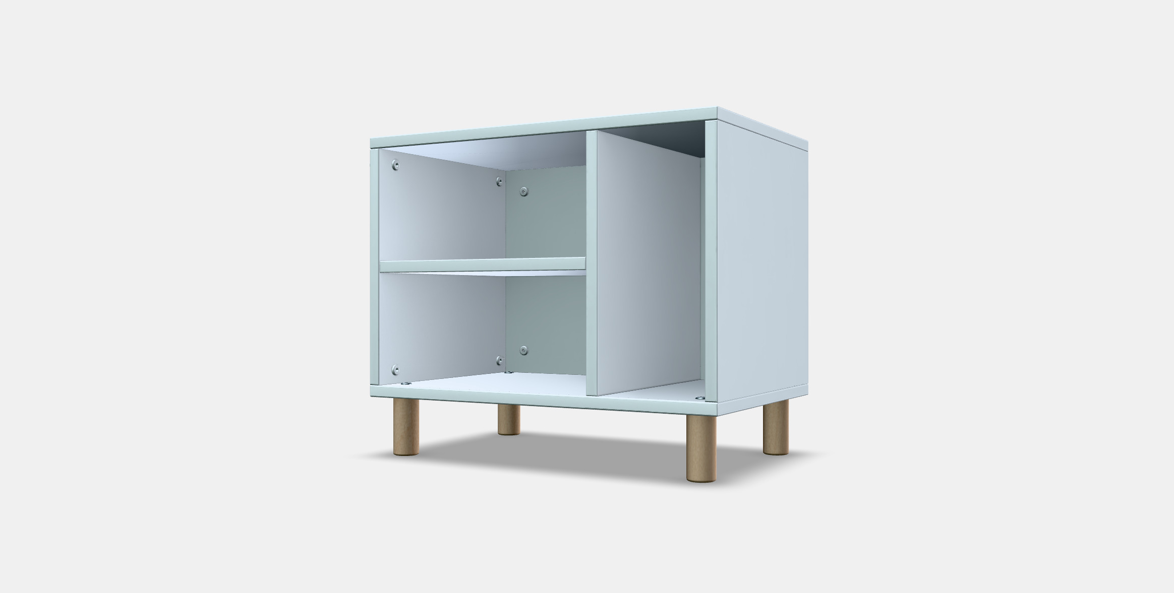 SMUSSLA Bedside table-shelf unit 3D model_12