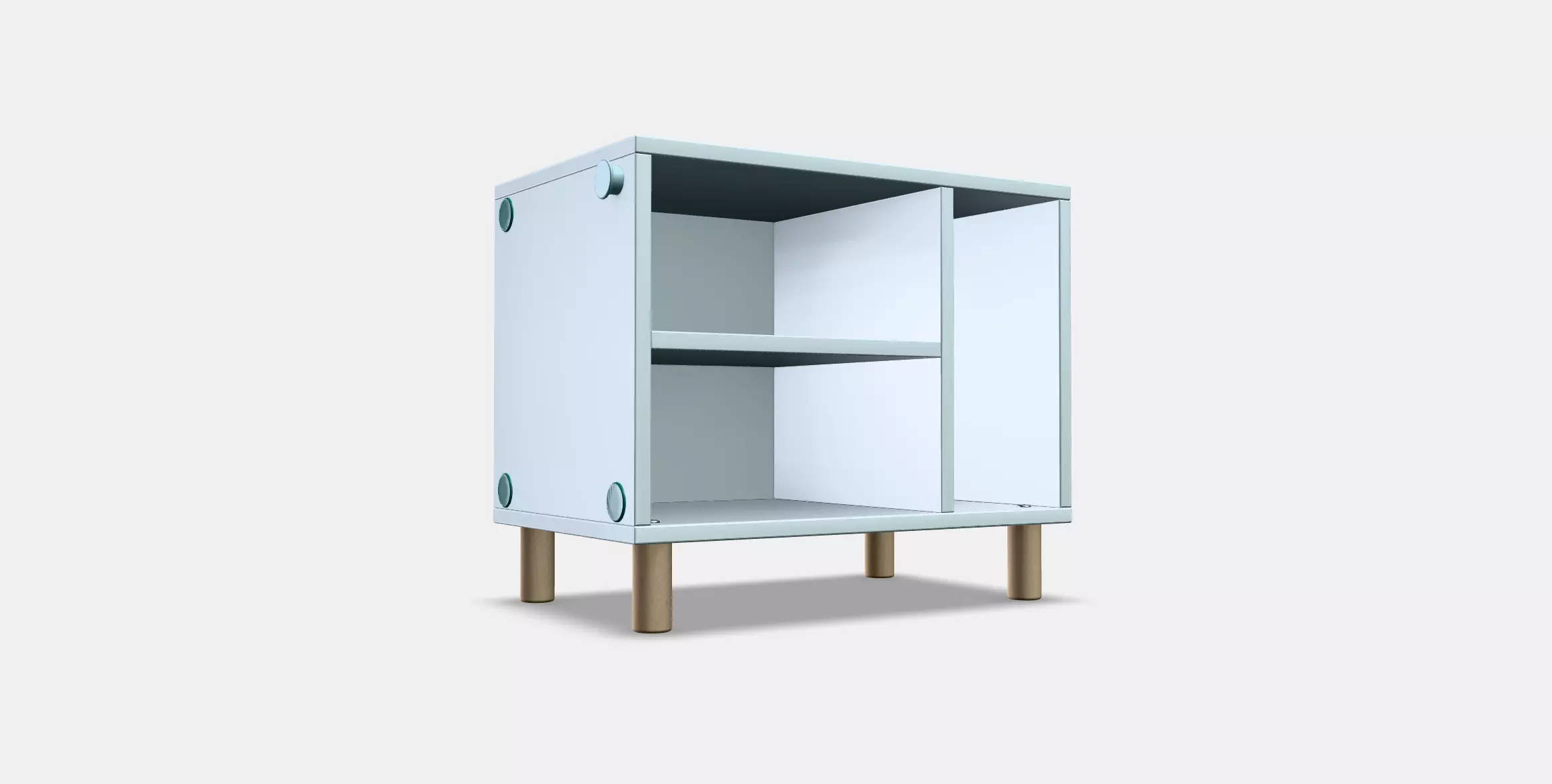 SMUSSLA Bedside table-shelf unit 3D model_0