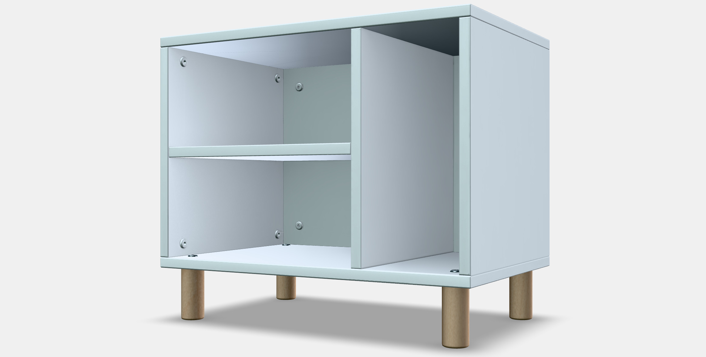 SMUSSLA Bedside table-shelf unit 3D model_13