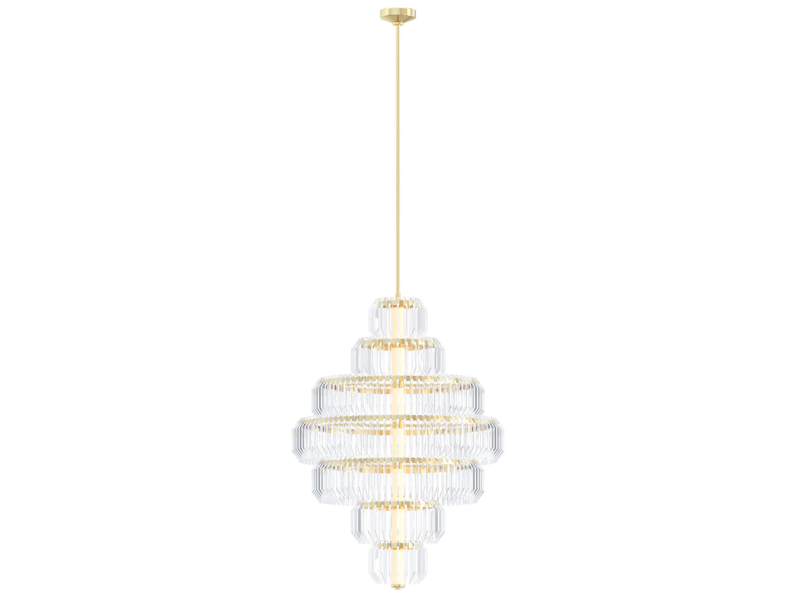 Killarney Layered Chandelier 3D model_4
