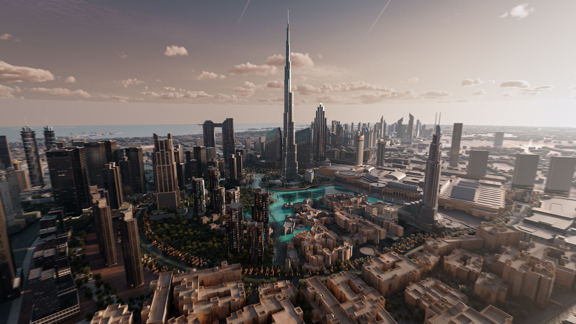 Dubai City 3D model 3D model_9