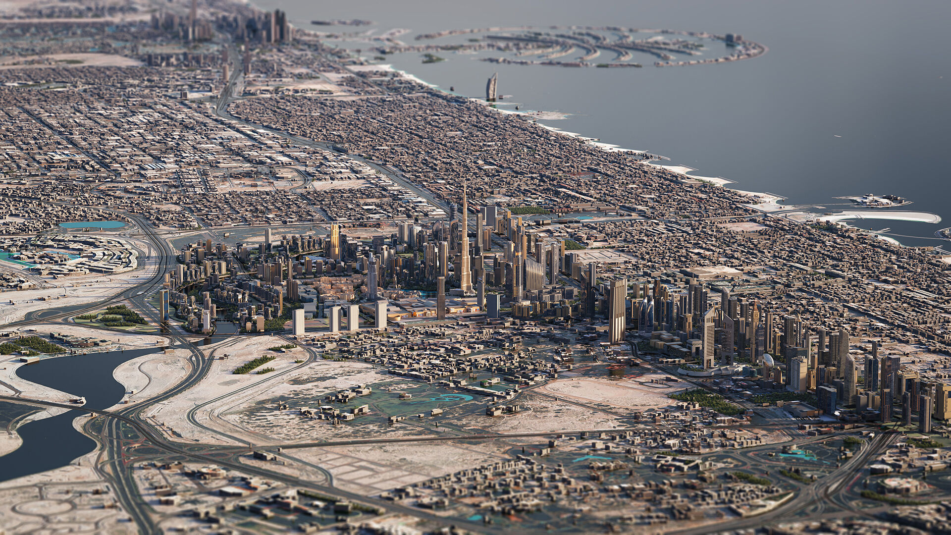 Dubai City 3D model 3D model_5