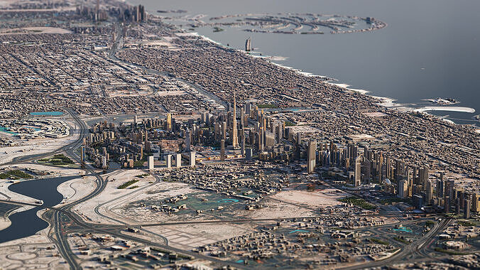 Dubai City 3D model 3D model 6