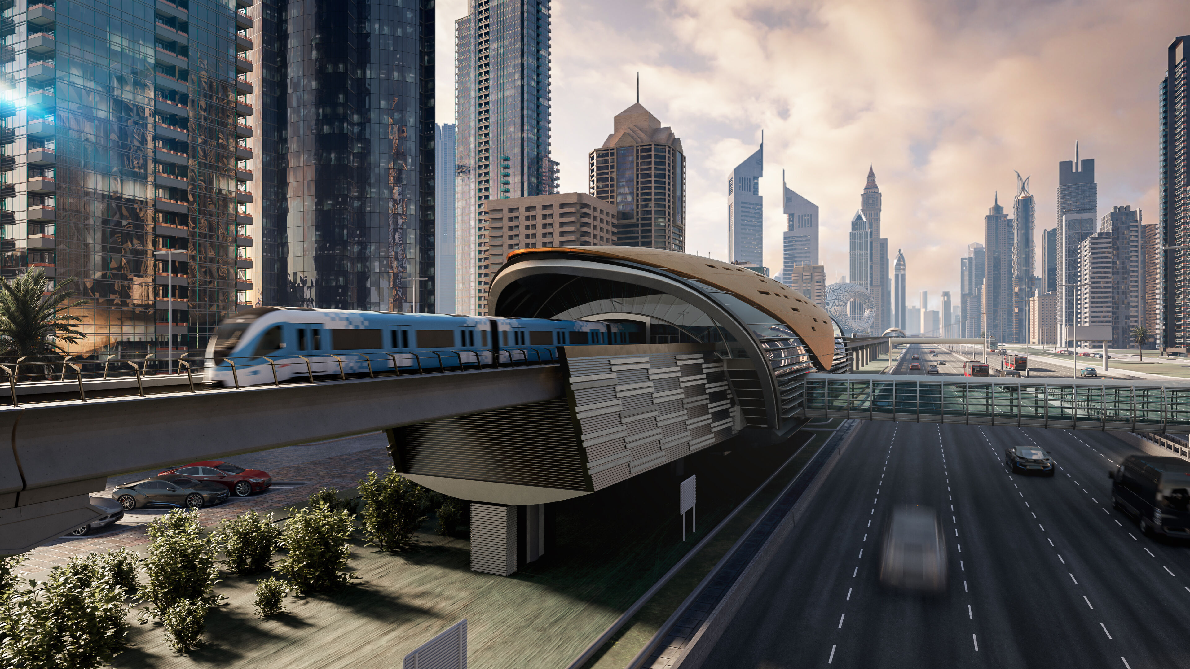 Dubai City 3D model 3D model_2