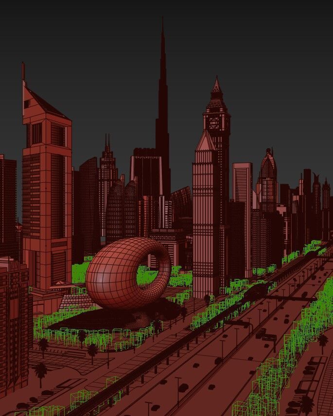 Dubai City 3D model 3D model_19