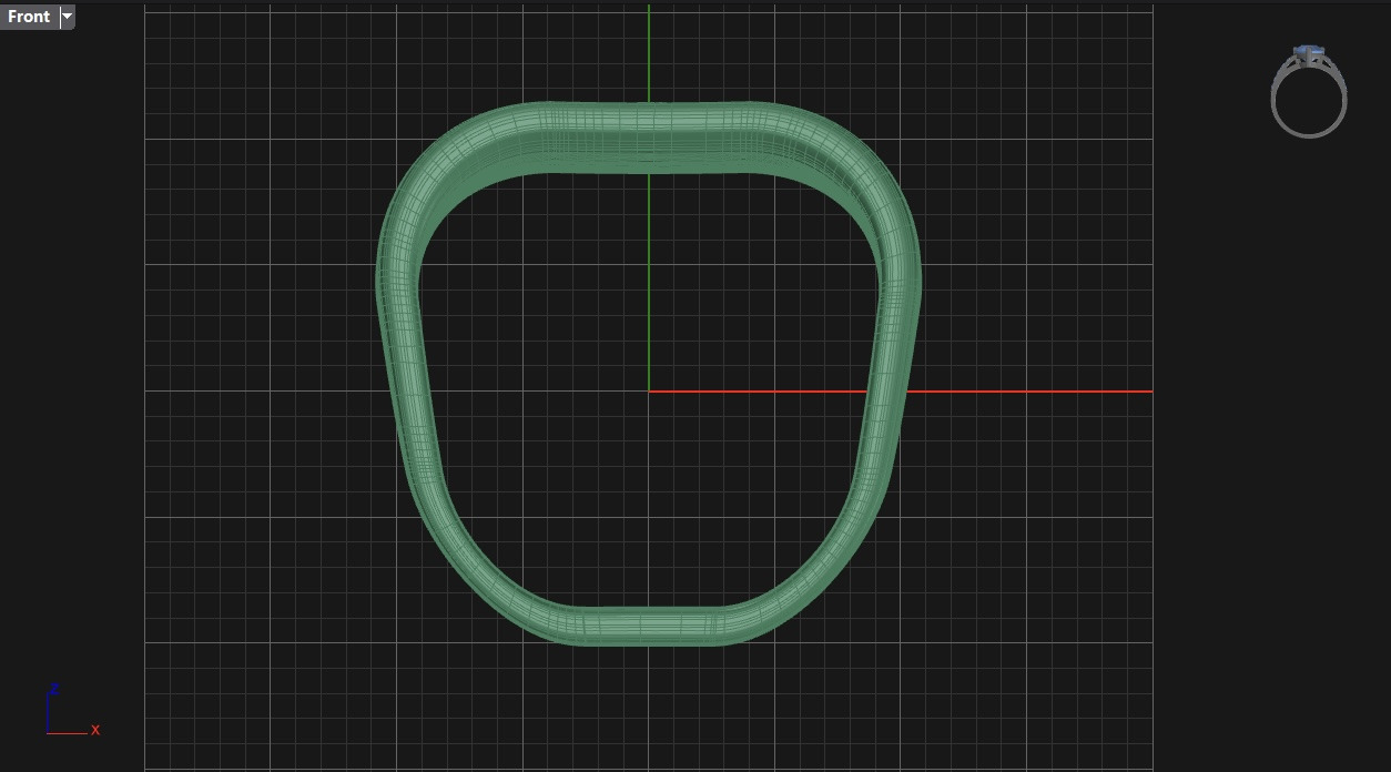 free form ring N35 3D print model_7