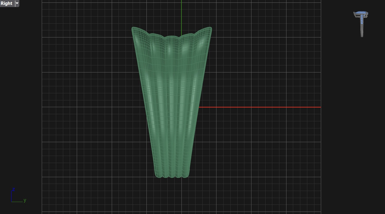 free form ring N35 3D print model_8