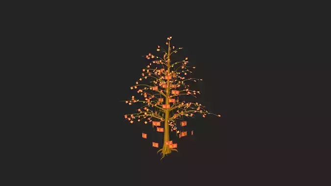 Christmas tree 3D Model 001