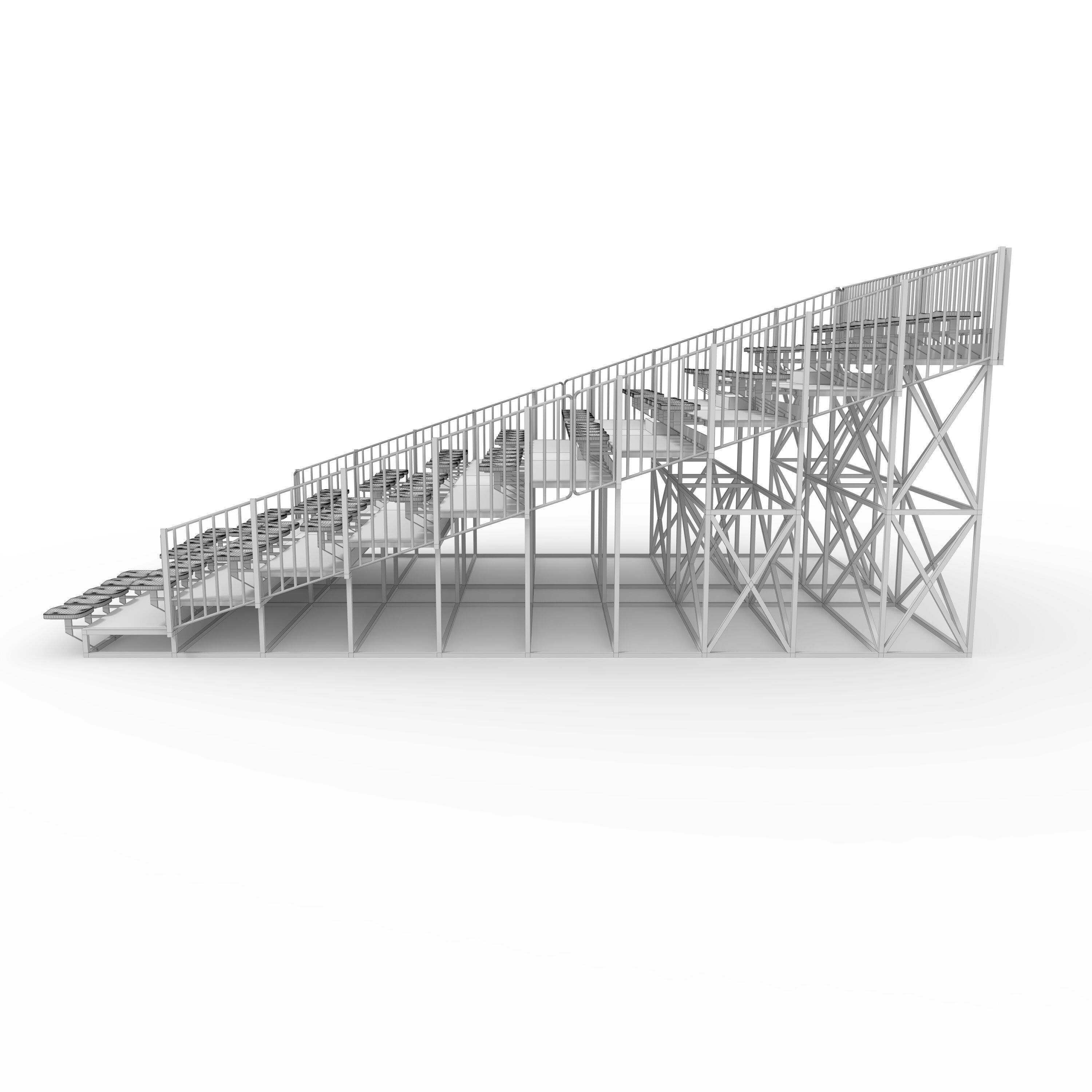 Bleachers 22 3D model_13