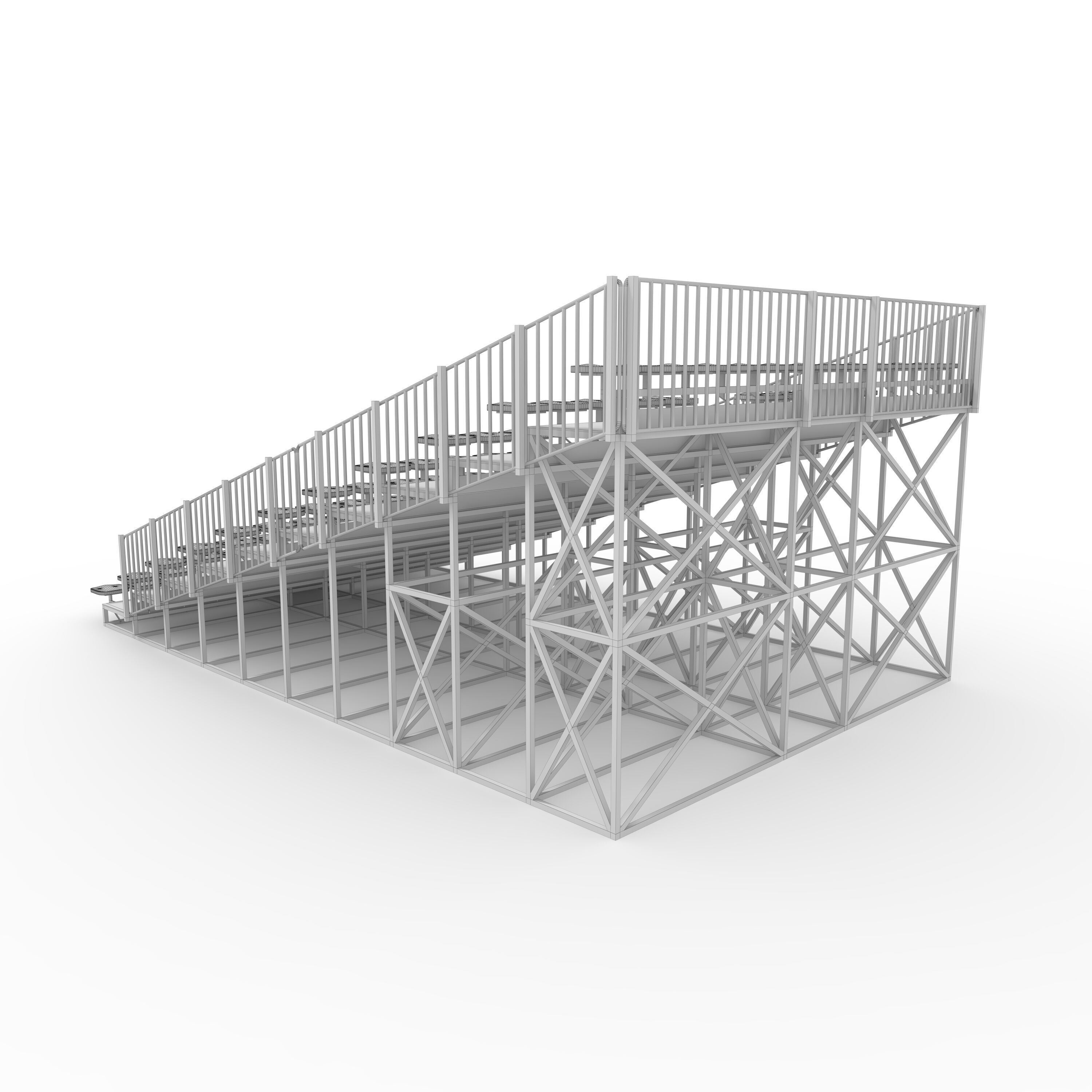 Bleachers 22 3D model_15