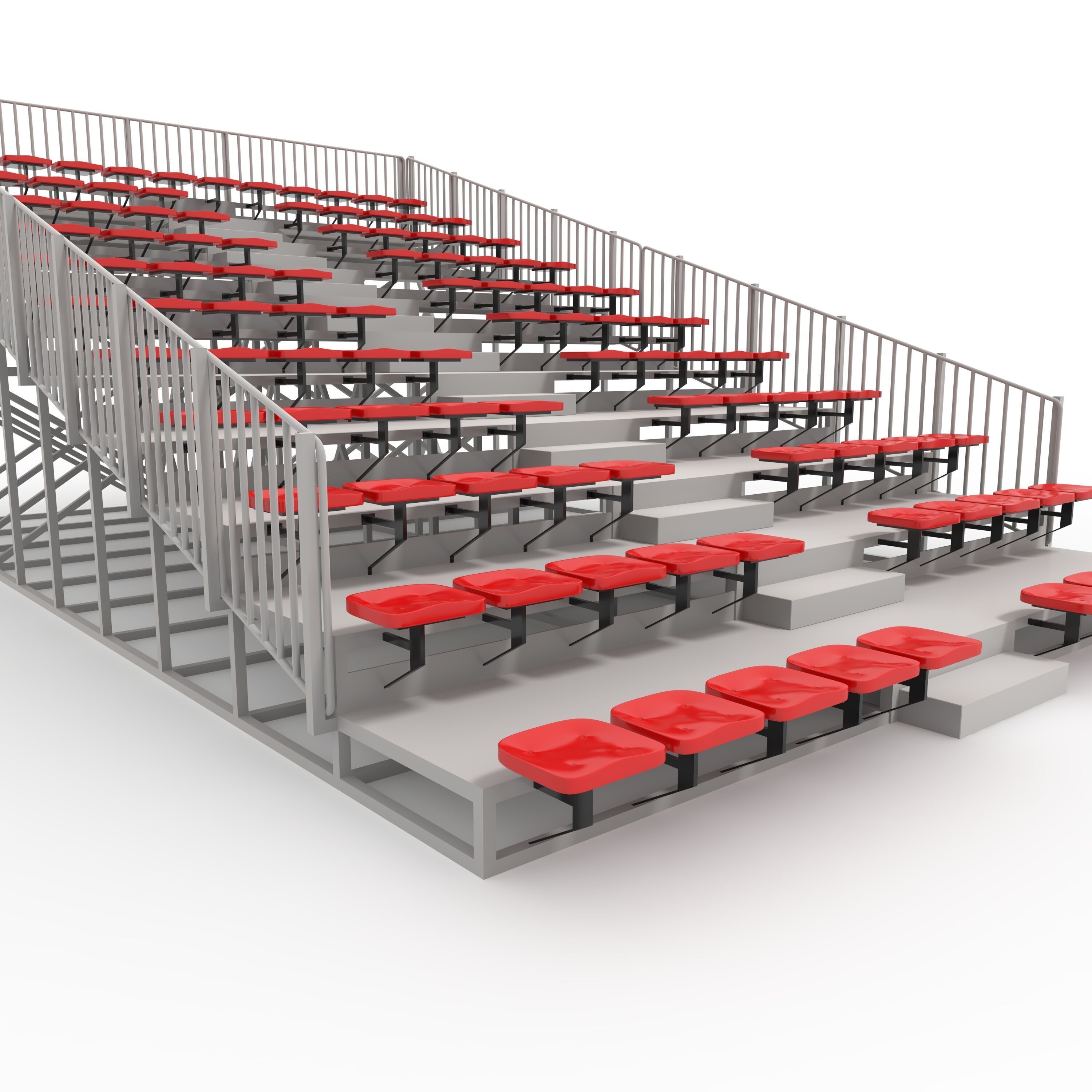 Bleachers 22 3D model_16