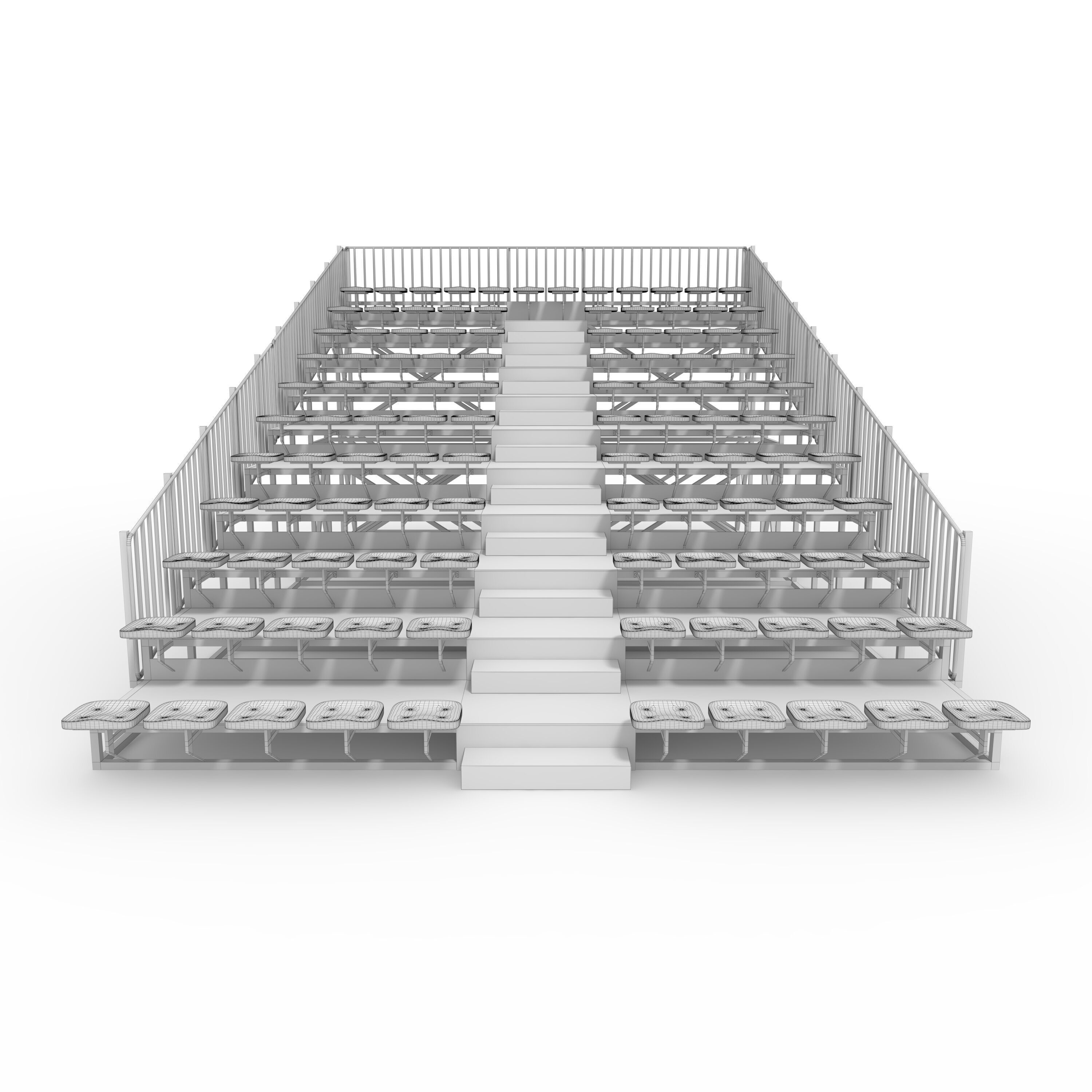 Bleachers 22 3D model_11