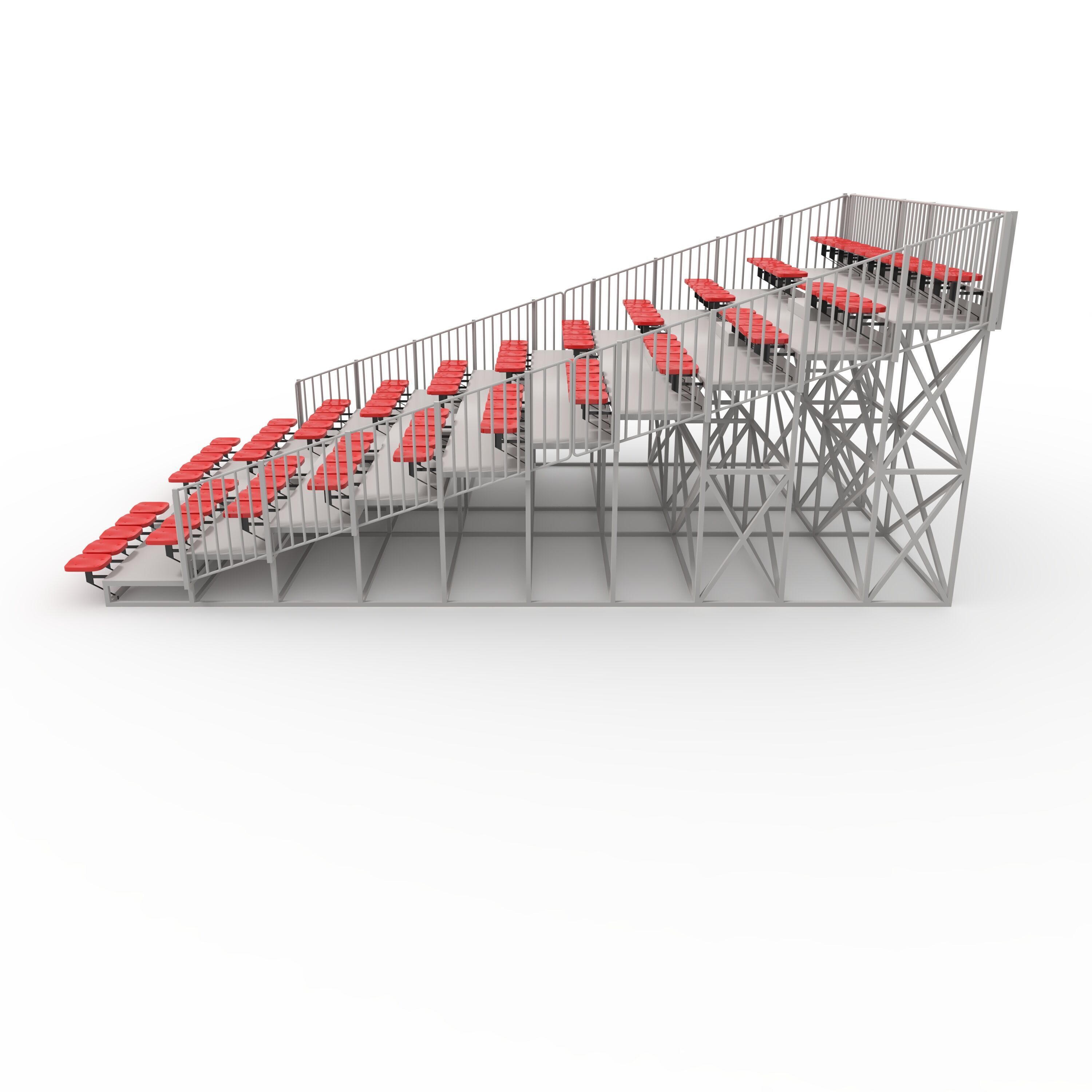 Bleachers 22 3D model_4