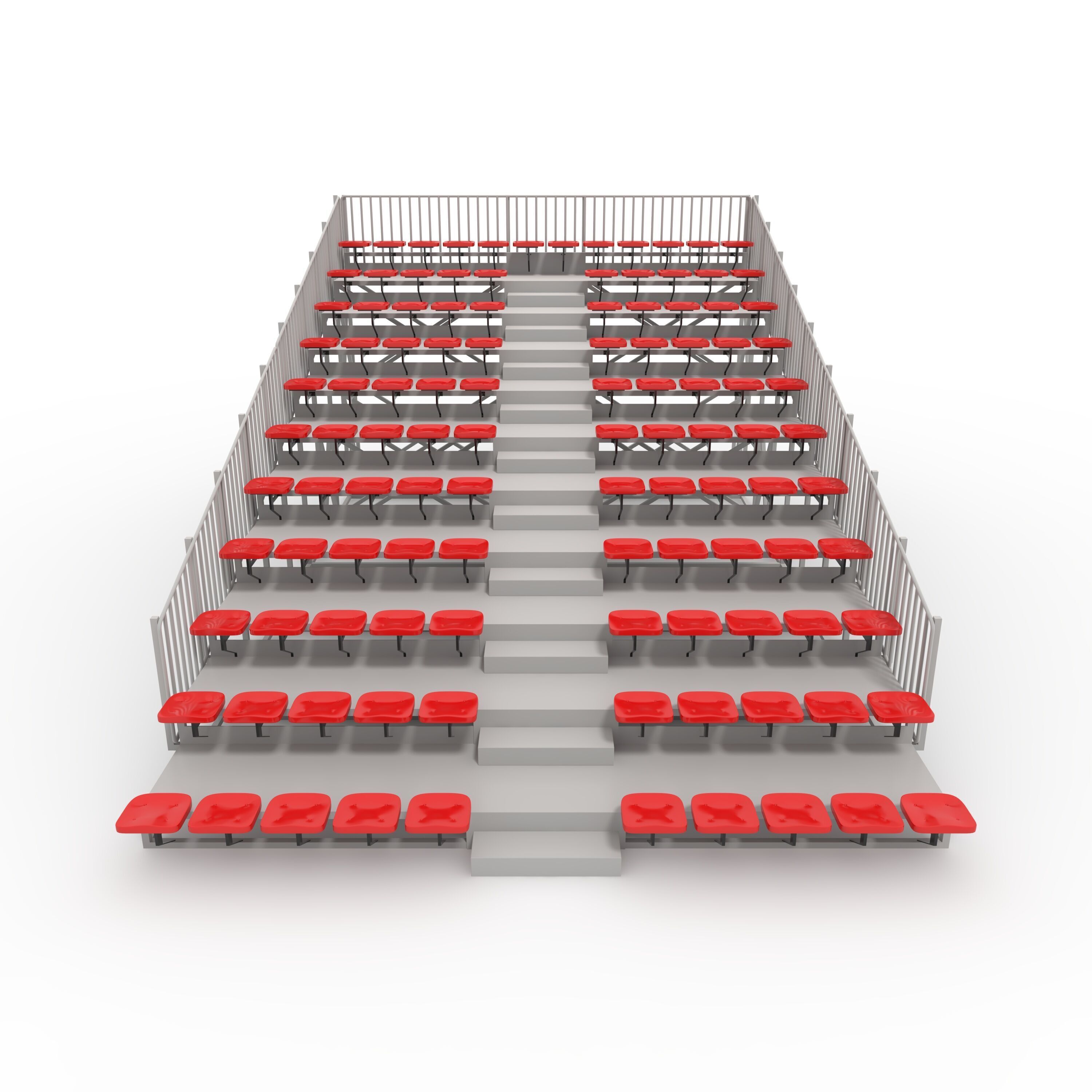 Bleachers 22 3D model_2