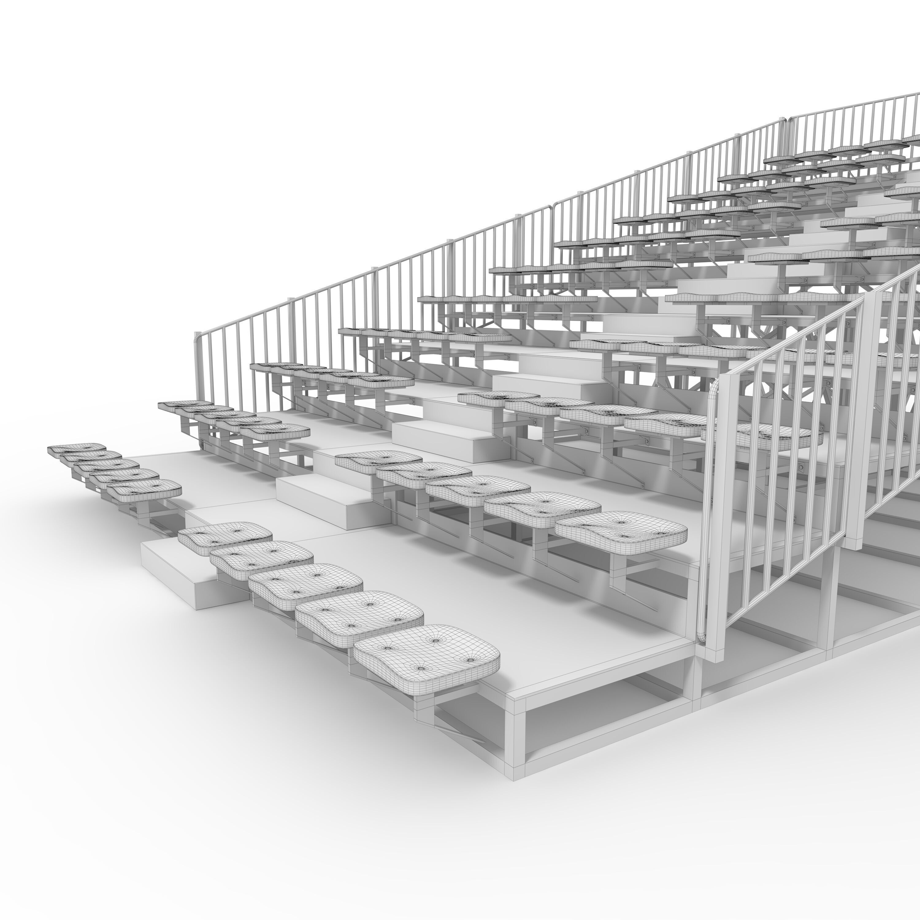Bleachers 22 3D model_21