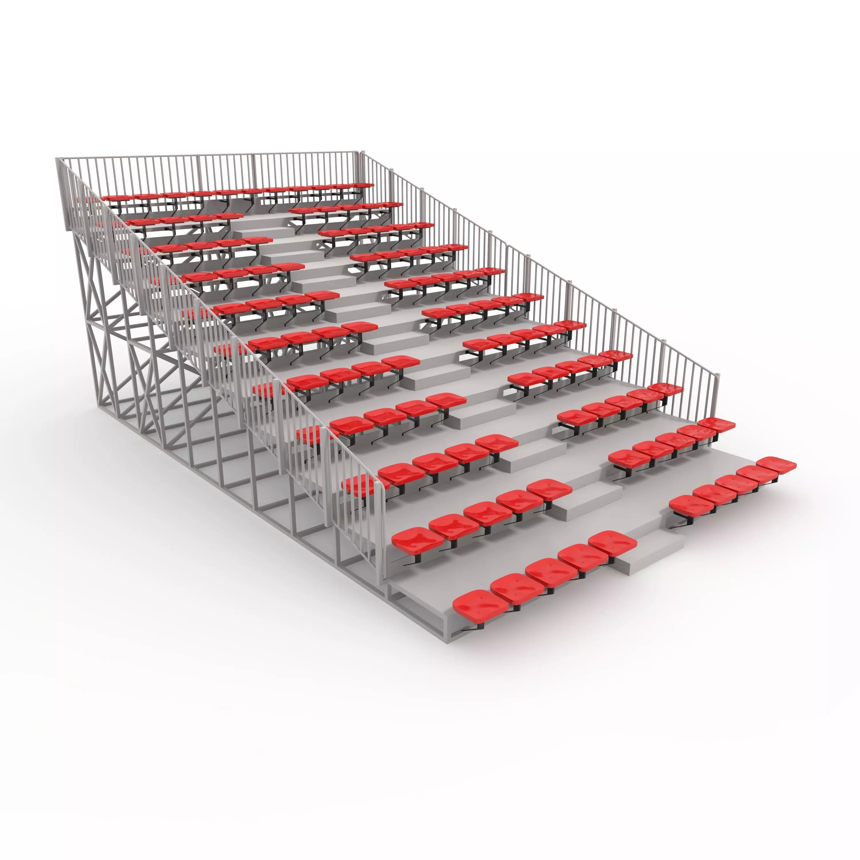 Bleachers 22 3D model_0