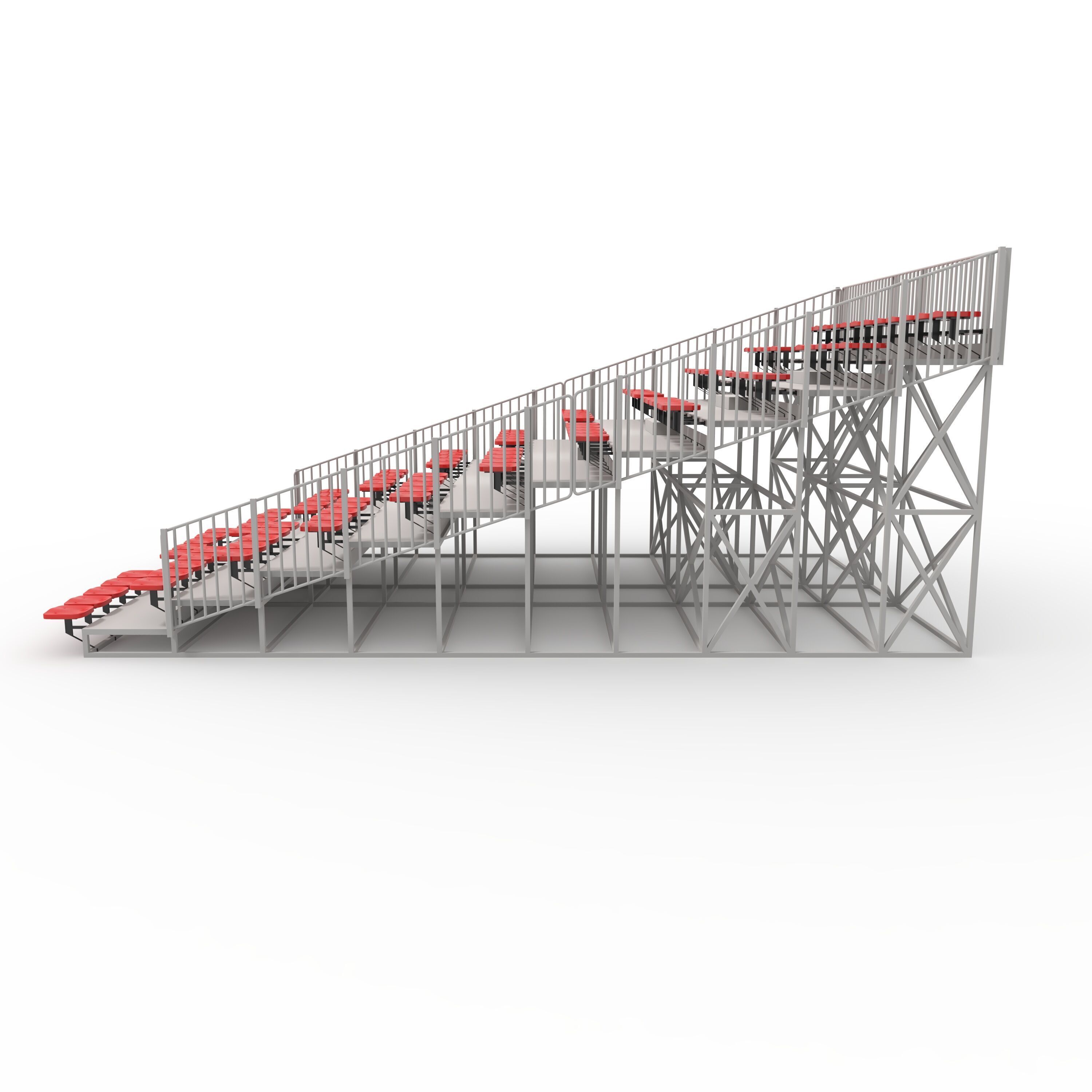 Bleachers 22 3D model_12