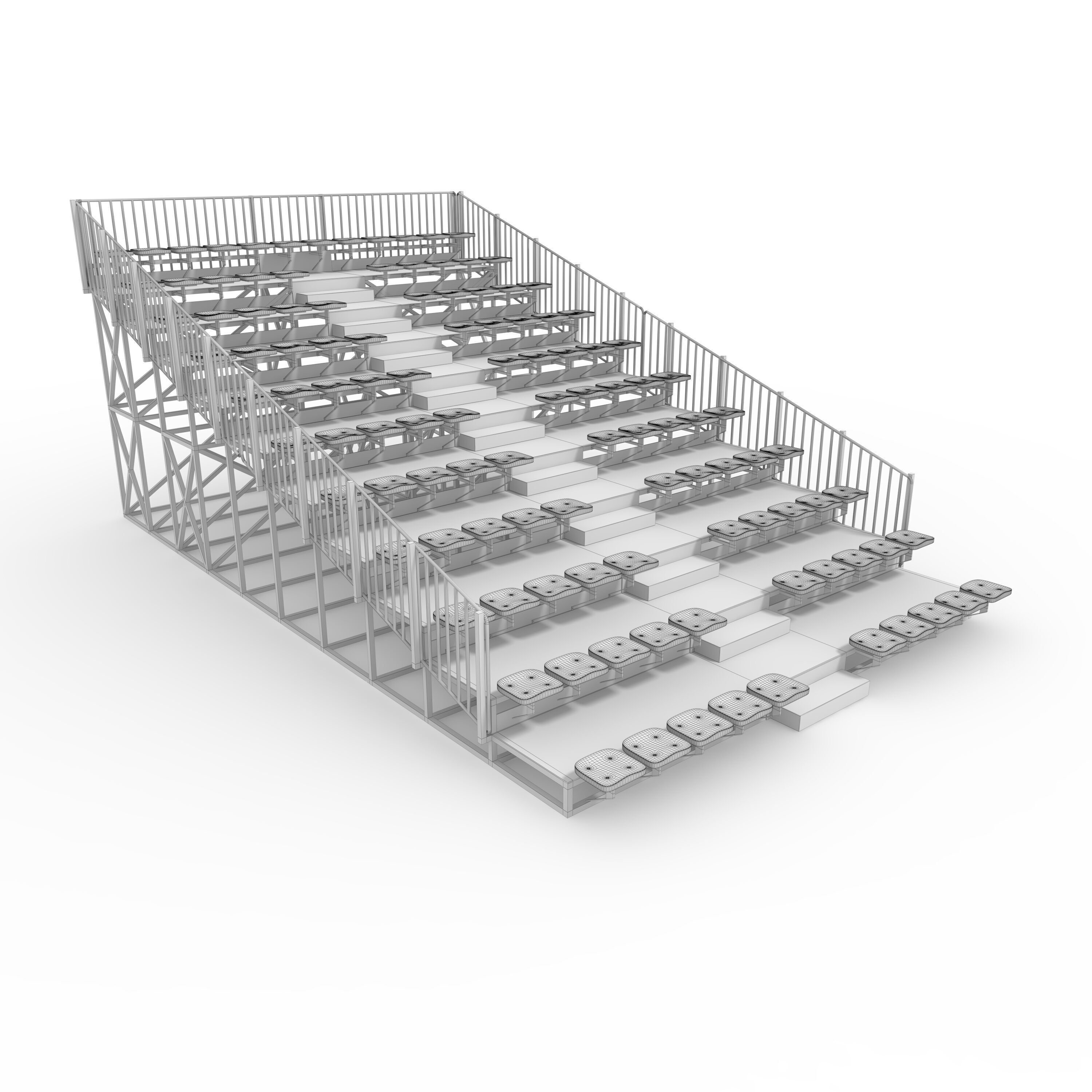 Bleachers 22 3D model_1