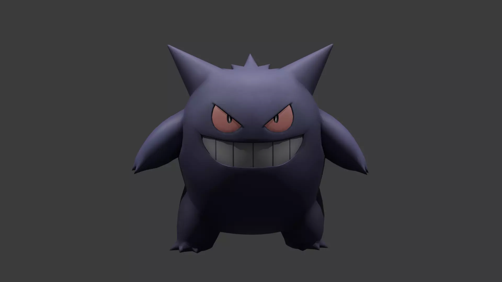 GengarAnimated Low-poly 3D model