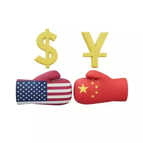 USA VS China Trade War Icon v1 001