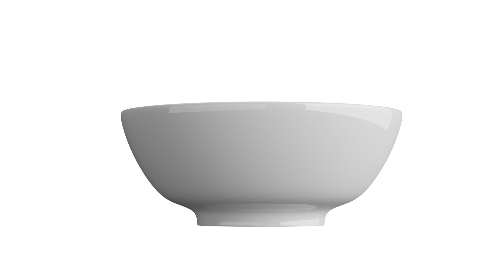 Batter Bowl Low-poly 3D model_1