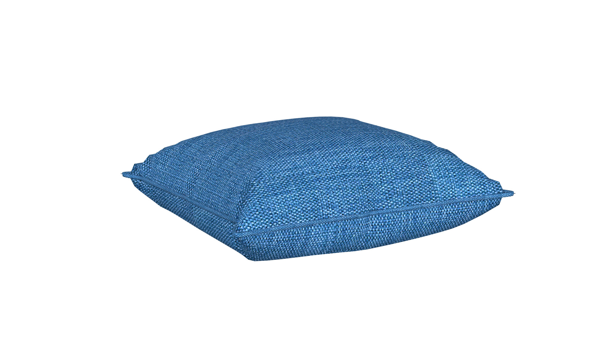 Bean Bag Low-poly 3D model_6