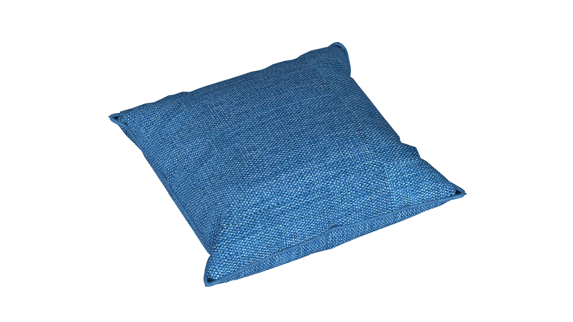 Bean Bag Low-poly 3D model_2