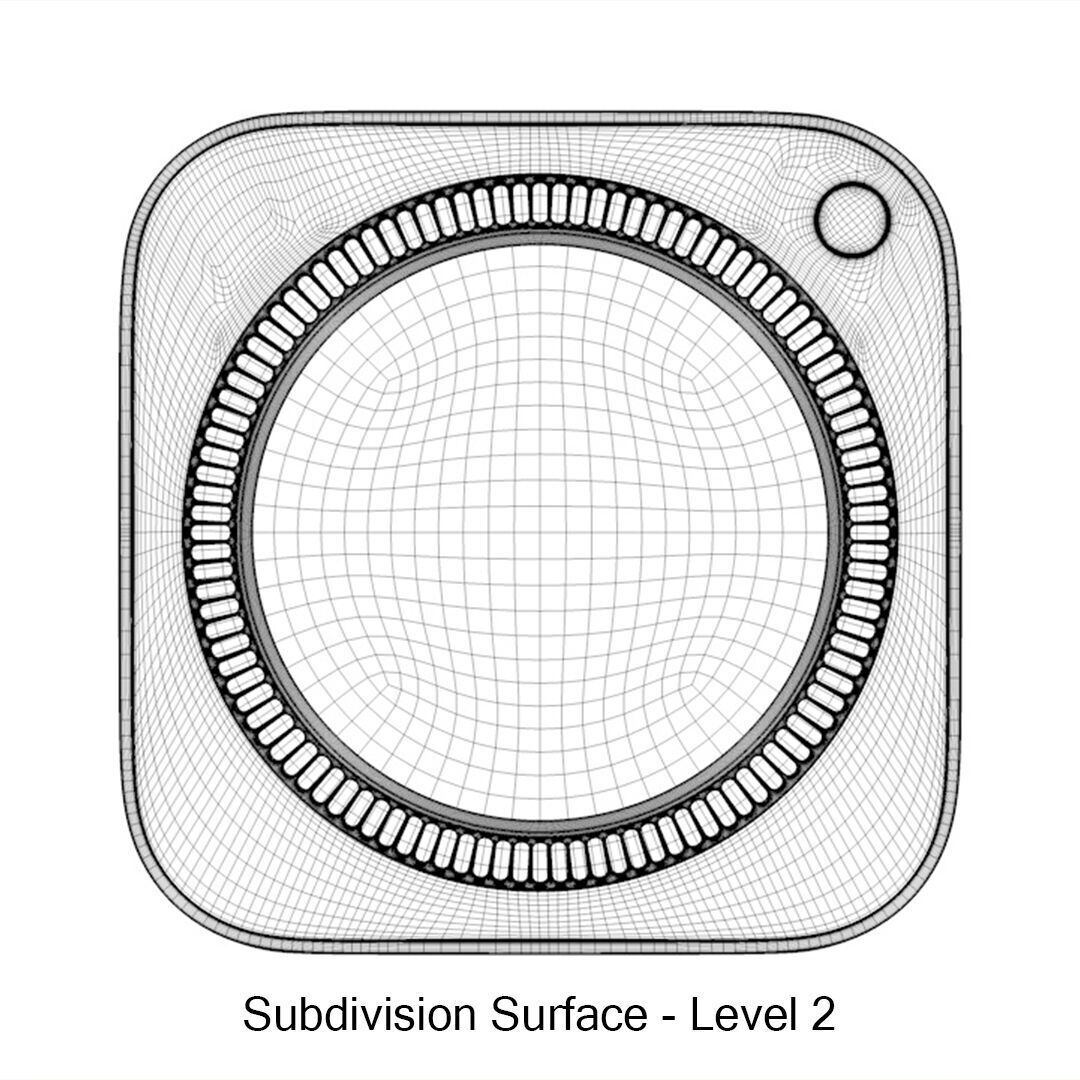 Mac mini Low-poly 3D model_12