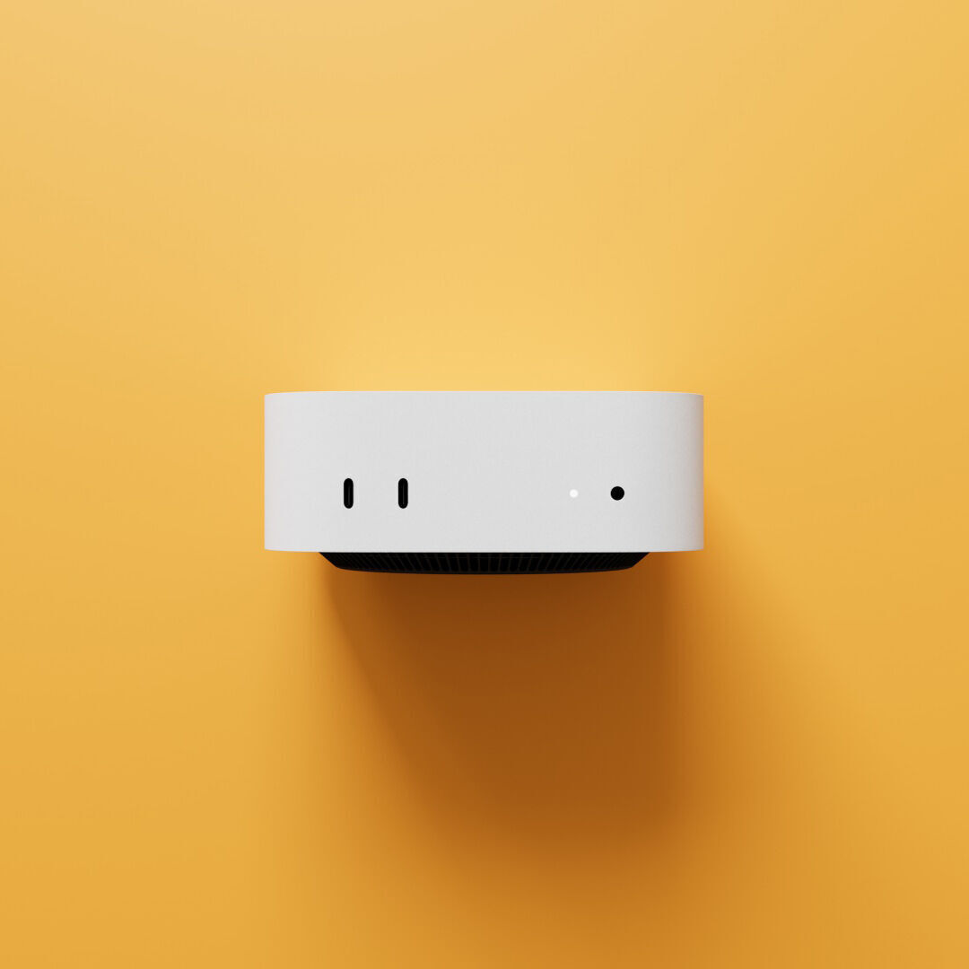 Mac mini Low-poly 3D model_7