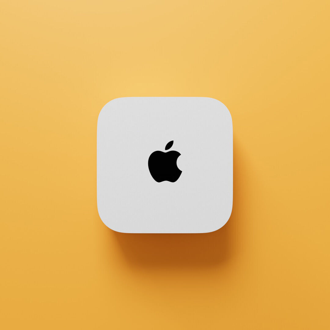 Mac mini Low-poly 3D model_5