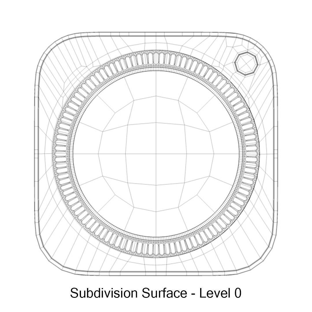 Mac mini Low-poly 3D model_11