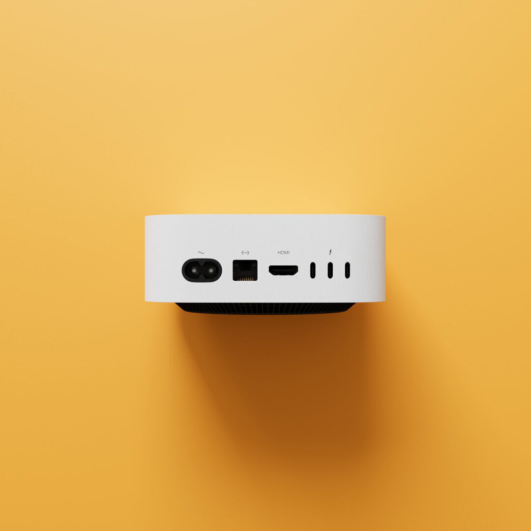 Mac mini Low-poly 3D model_6