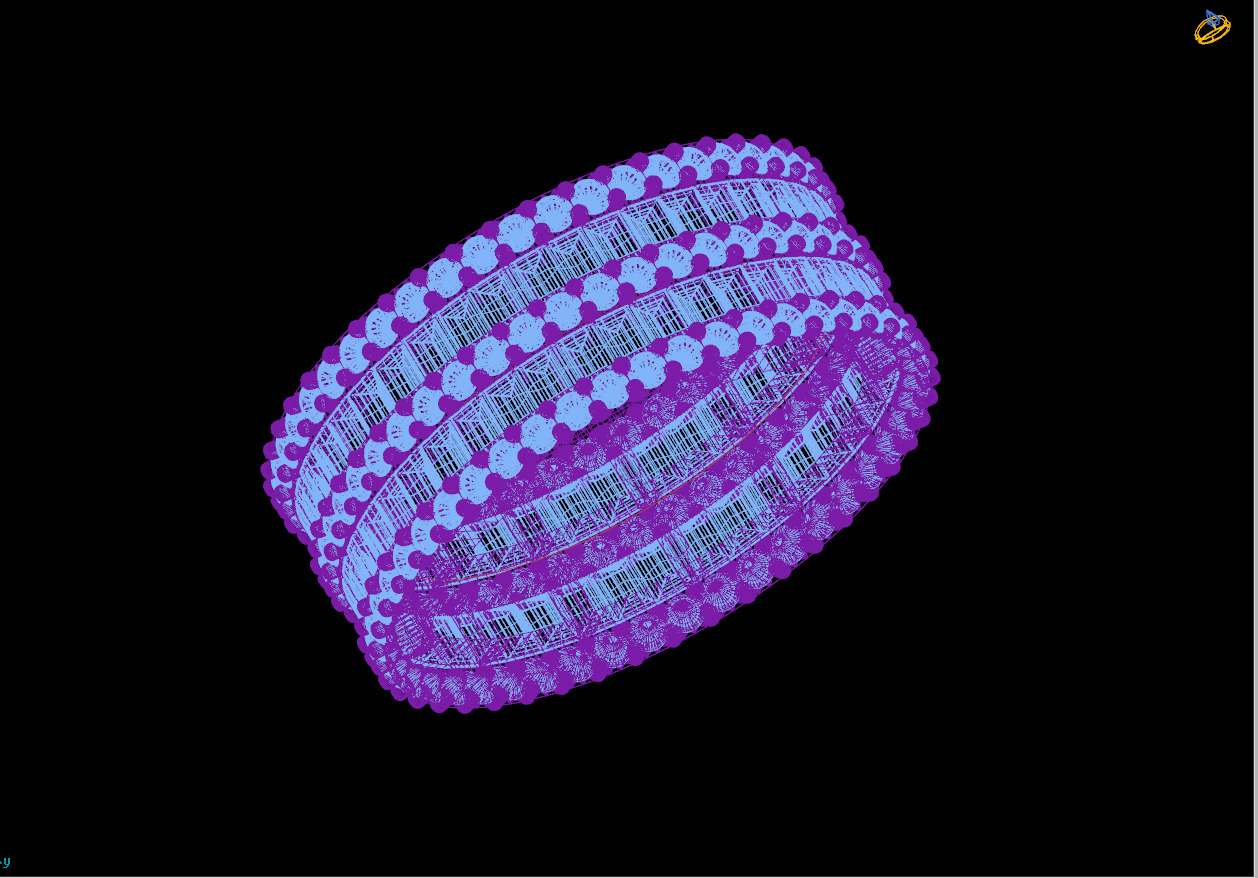 Custom Baguette Eternity Band - Diamond Ring - Baguette Band 3D print model_10