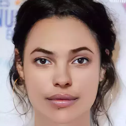 Zita Hanrot Head - No Hair - Low poly head for game