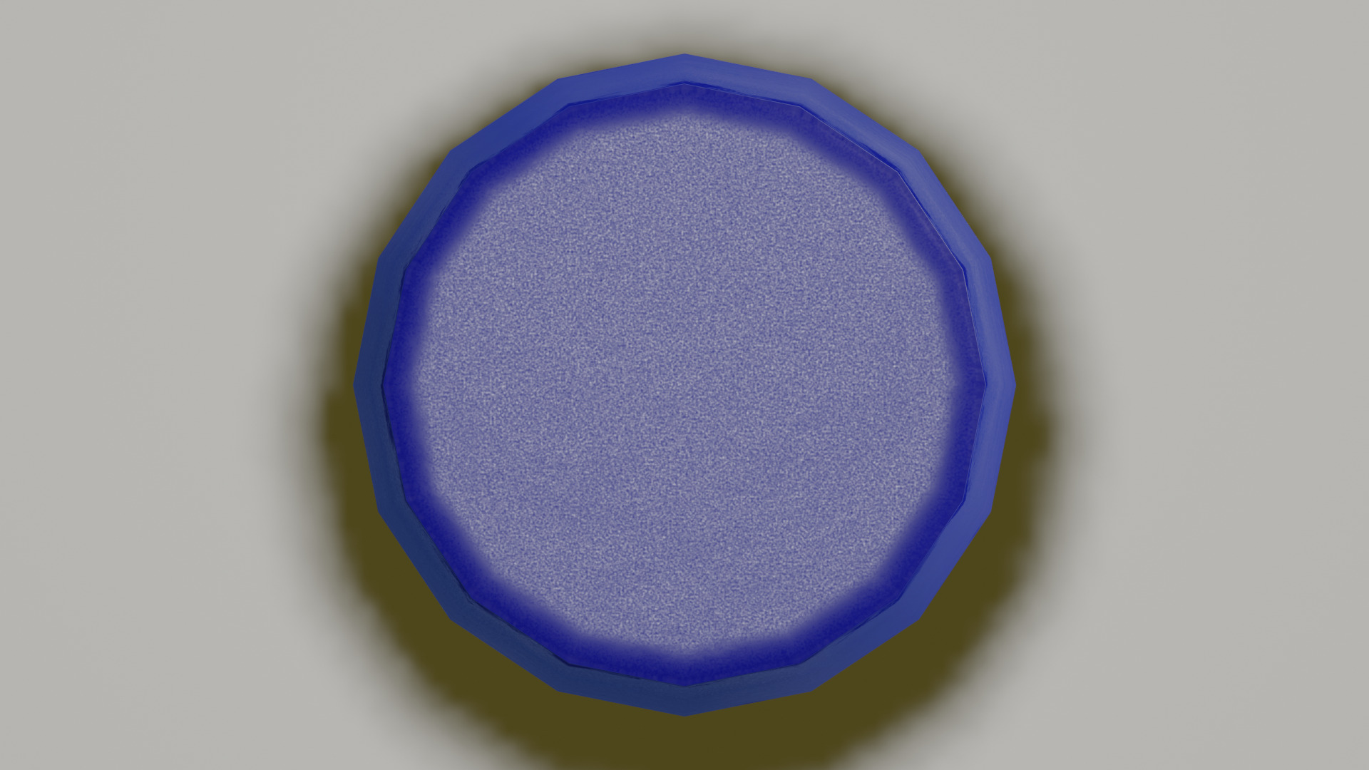 Plastic Tight Head Drum 60L Low-poly 3D model_4