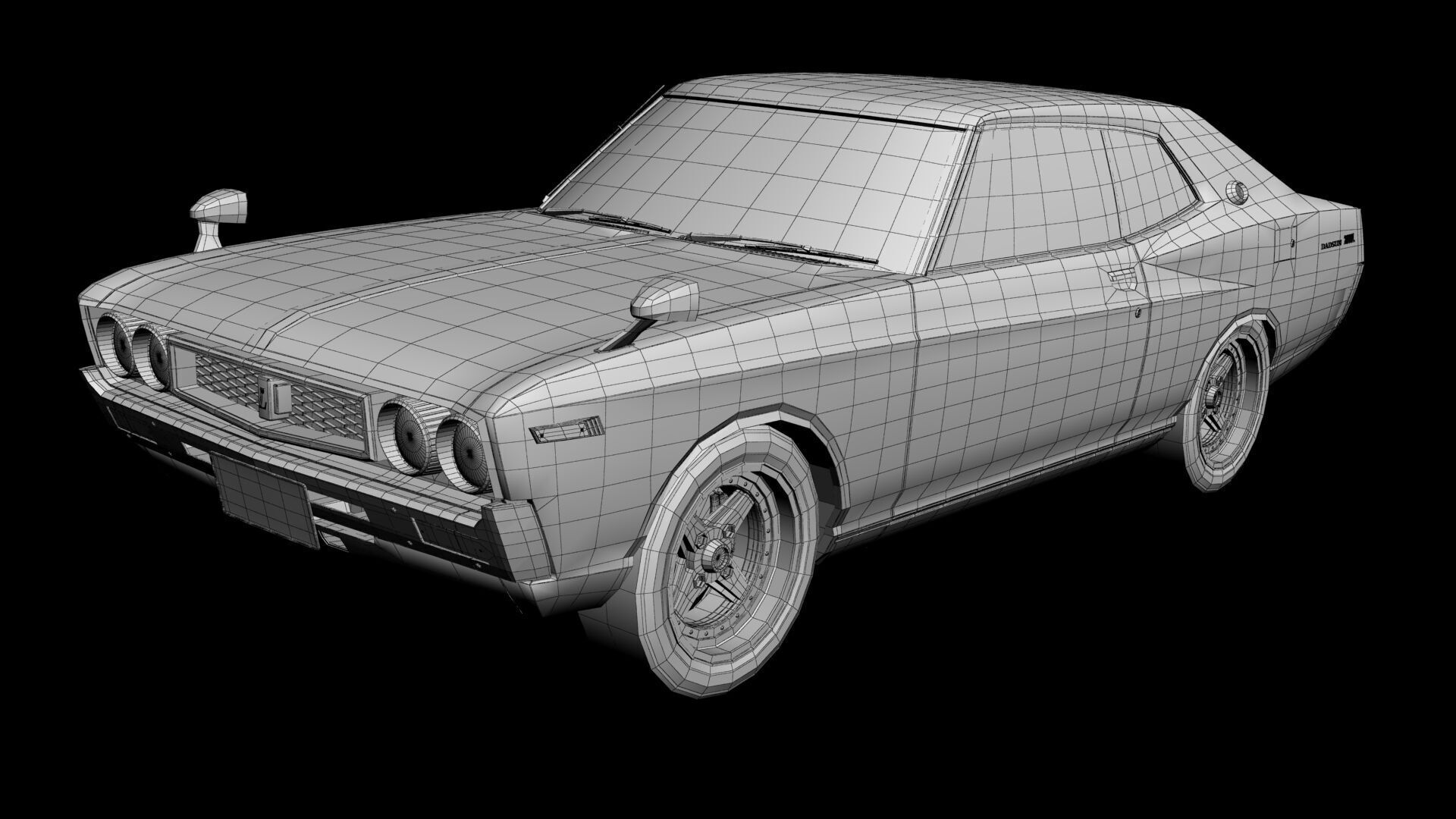 Nissan Laurel C130 Coupe 3D model_13