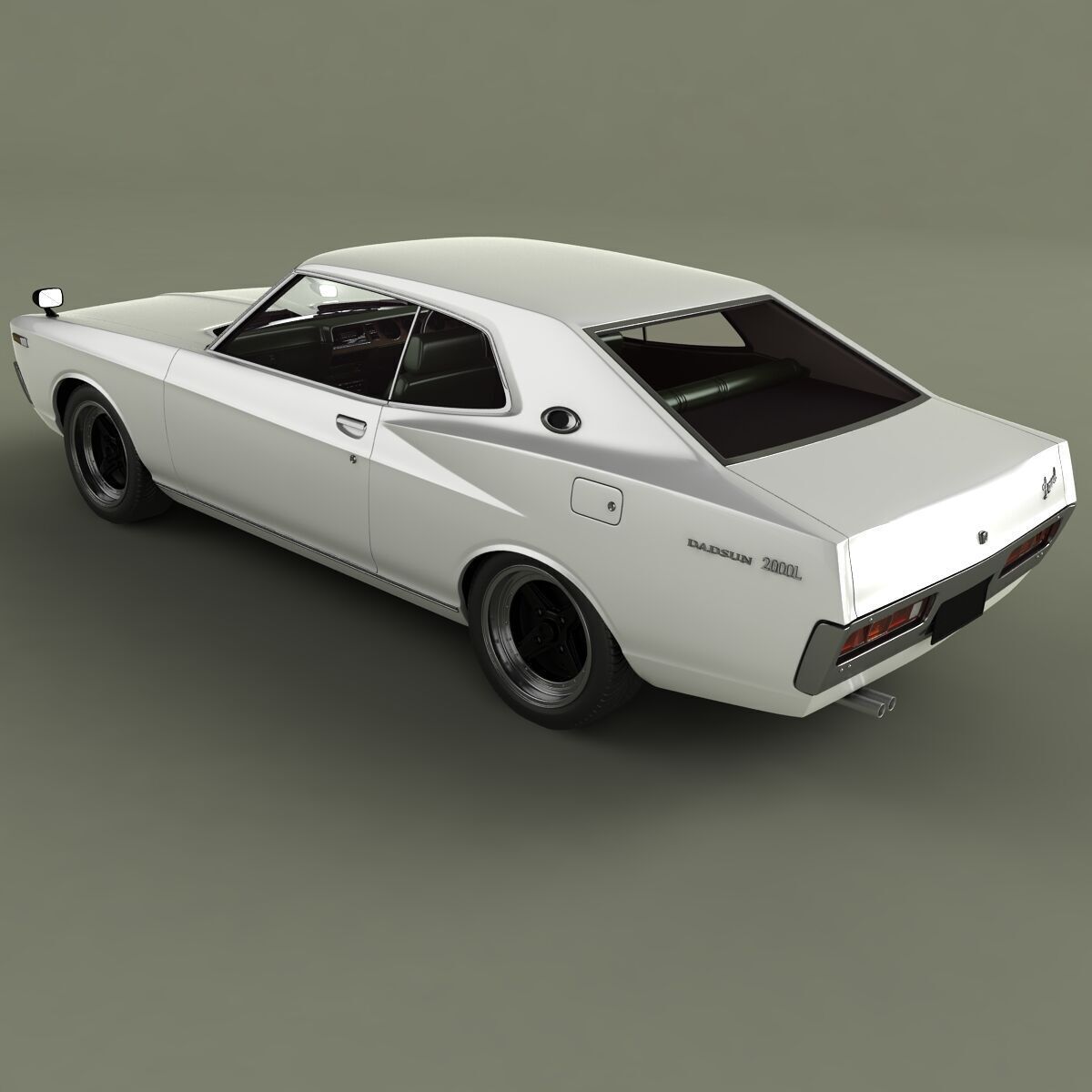 Nissan Laurel C130 Coupe 3D model_7