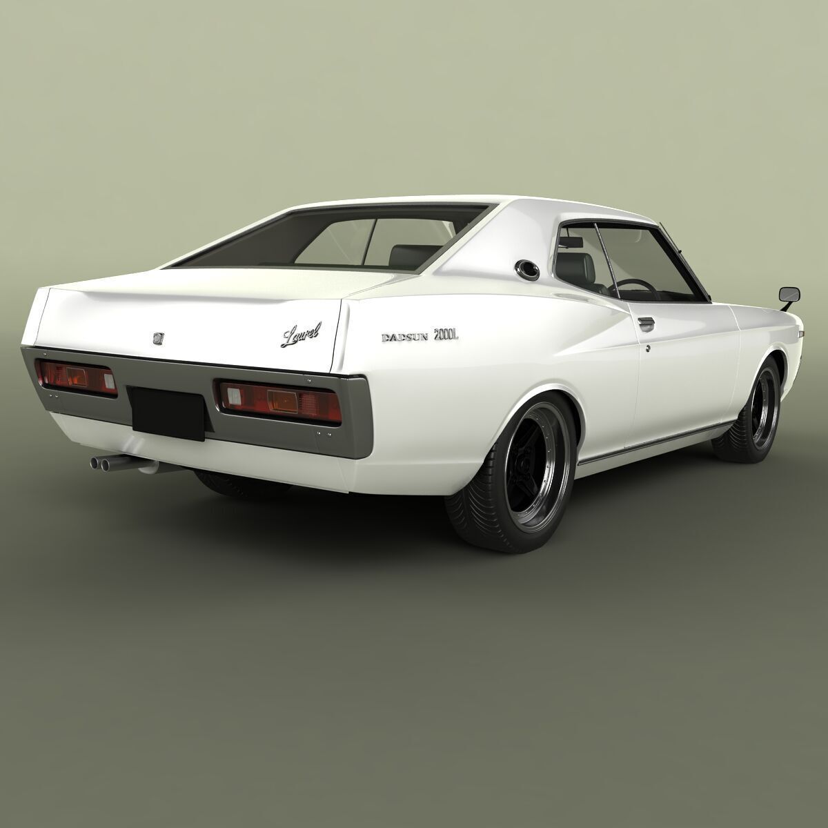Nissan Laurel C130 Coupe 3D model_2