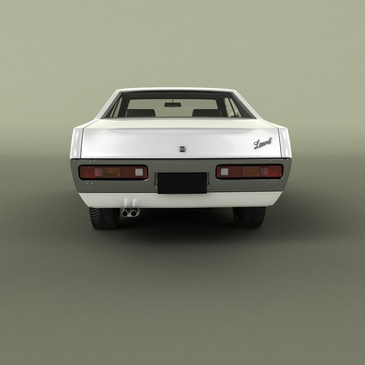 Nissan Laurel C130 Coupe 3D model_3