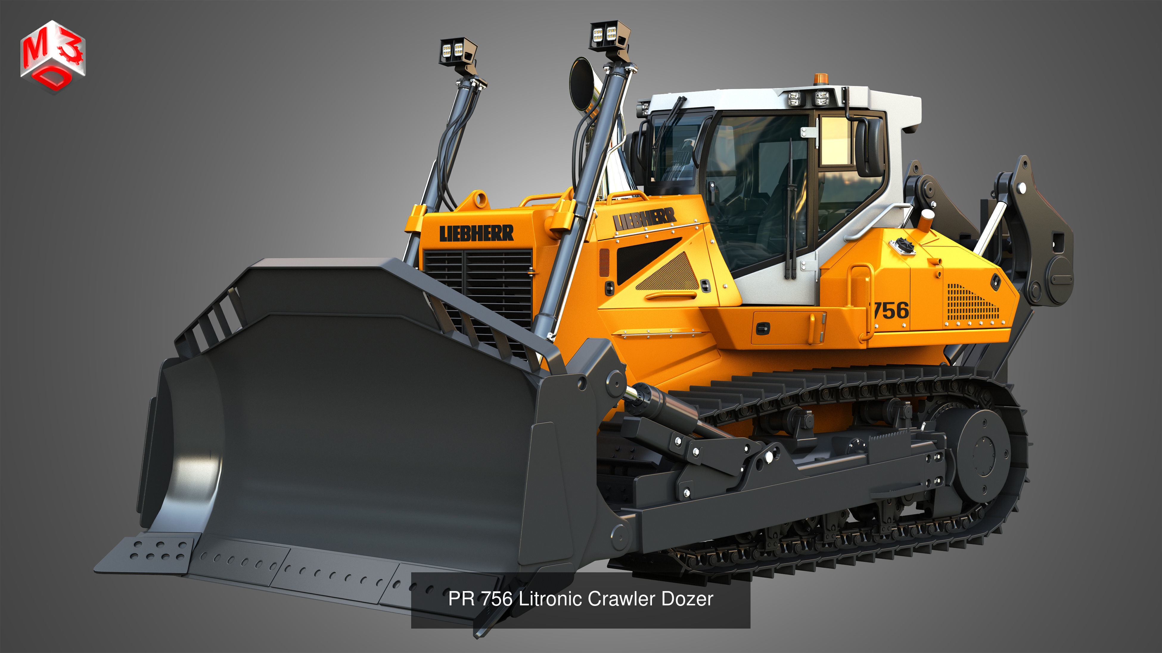 TA230 - PR756 - A918 Industrial Vehicles 3 in 1 3D Model Collection_6