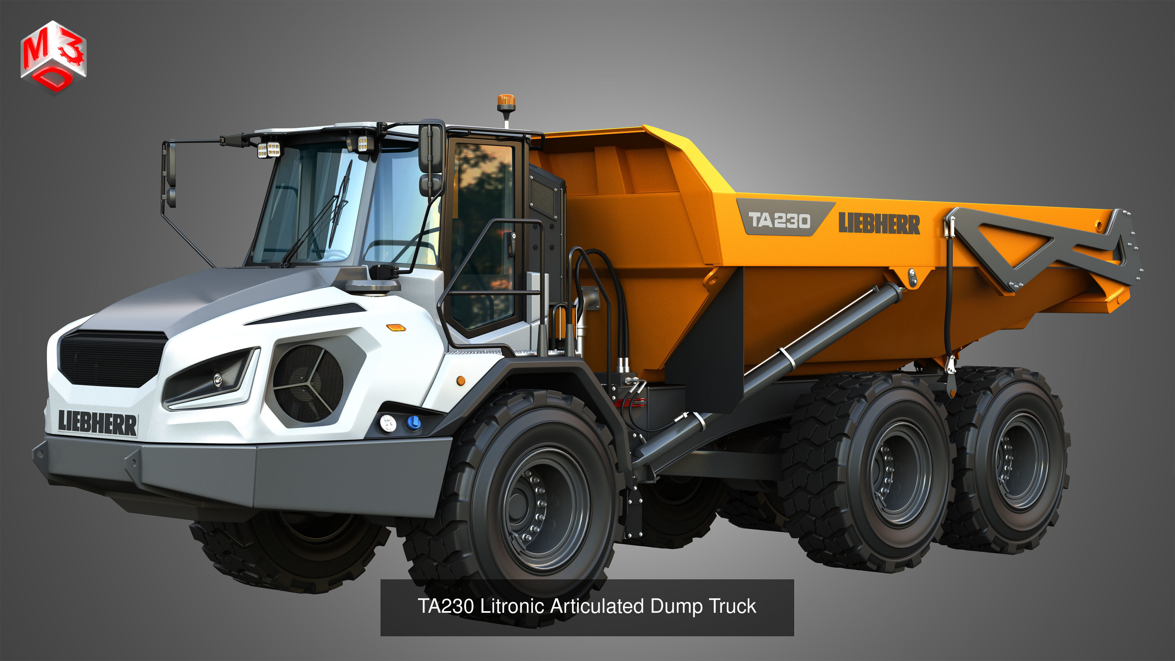 TA230 - PR756 - A918 Industrial Vehicles 3 in 1 3D Model Collection_5