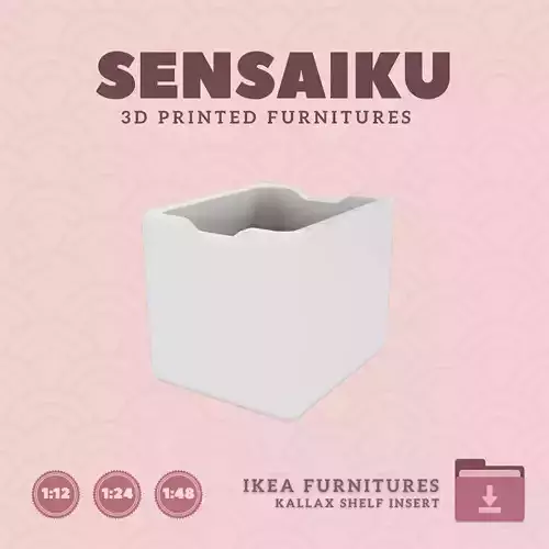 KALLAX Insert - Bullig Box for Dollhouse IKEA 3D Print