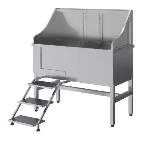 Professional Dog Wash Bath 2 3D model