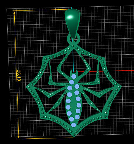 SPIDER MEN PENDANT 3D PRINTABLE MODEL 3D print model