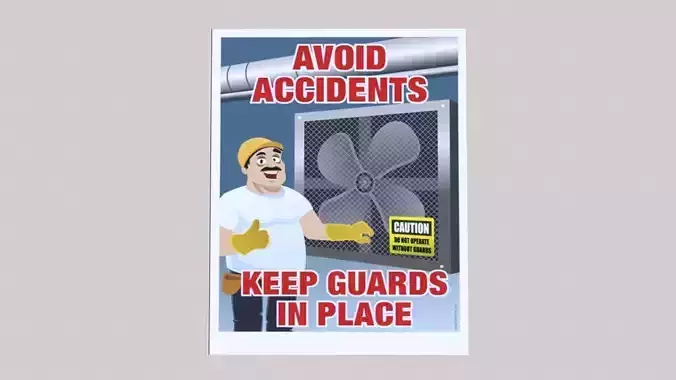 Avoid Accidents Poster