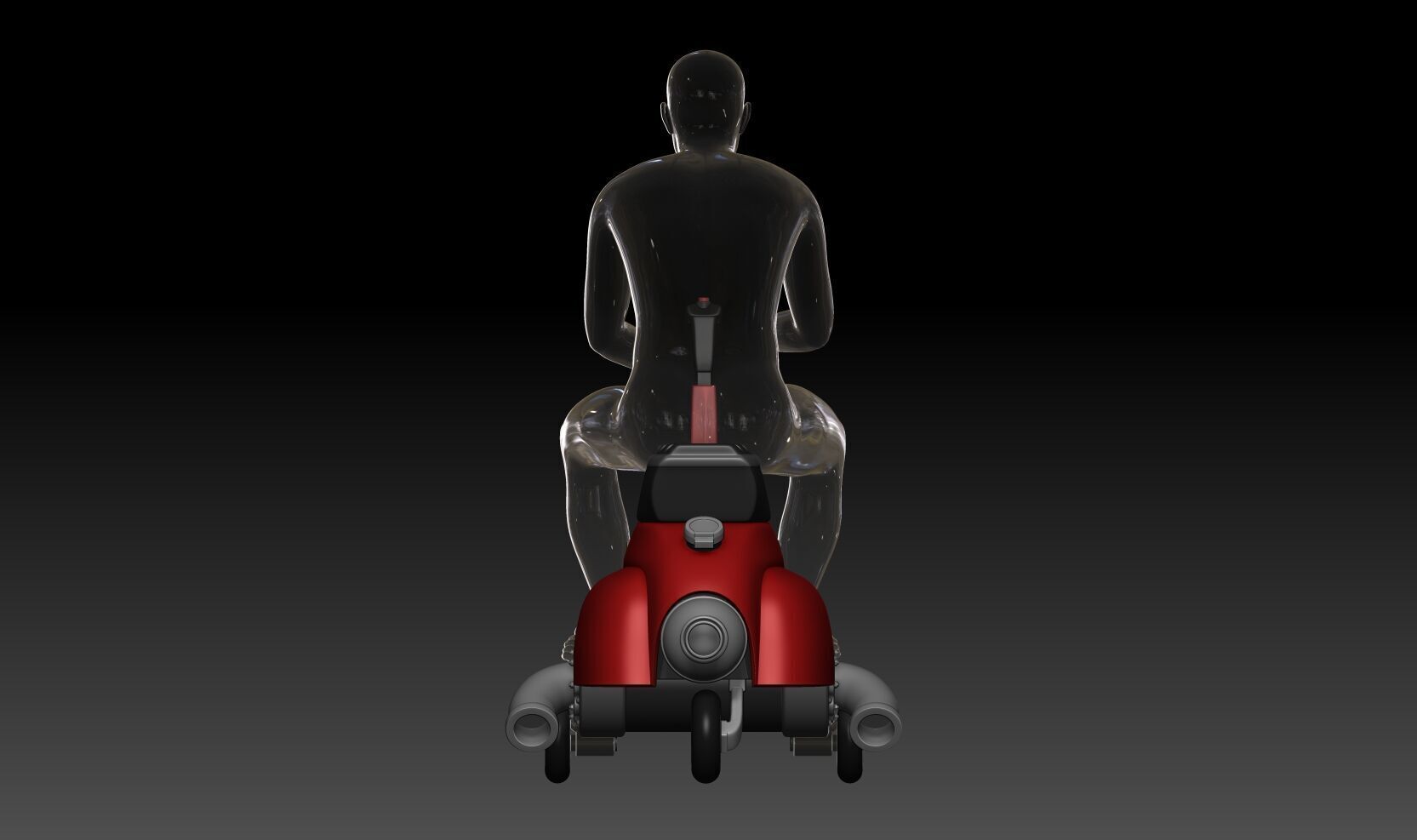 sh effect Figuarts goku bike n3 3D print model_3