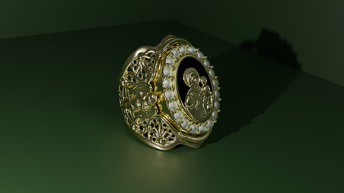 Mary Big Signet Free 3D print model