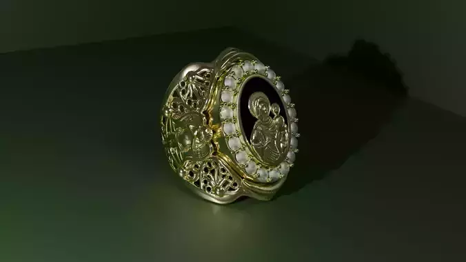 Mary Big Signet Free 3D print model